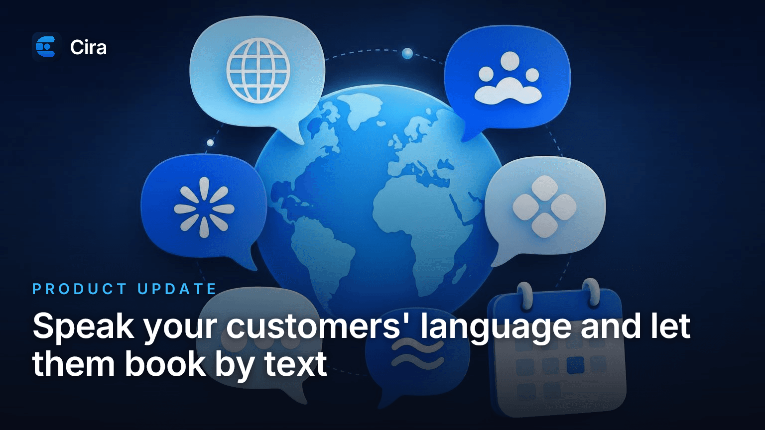 Speak your customers' language and let them book by text