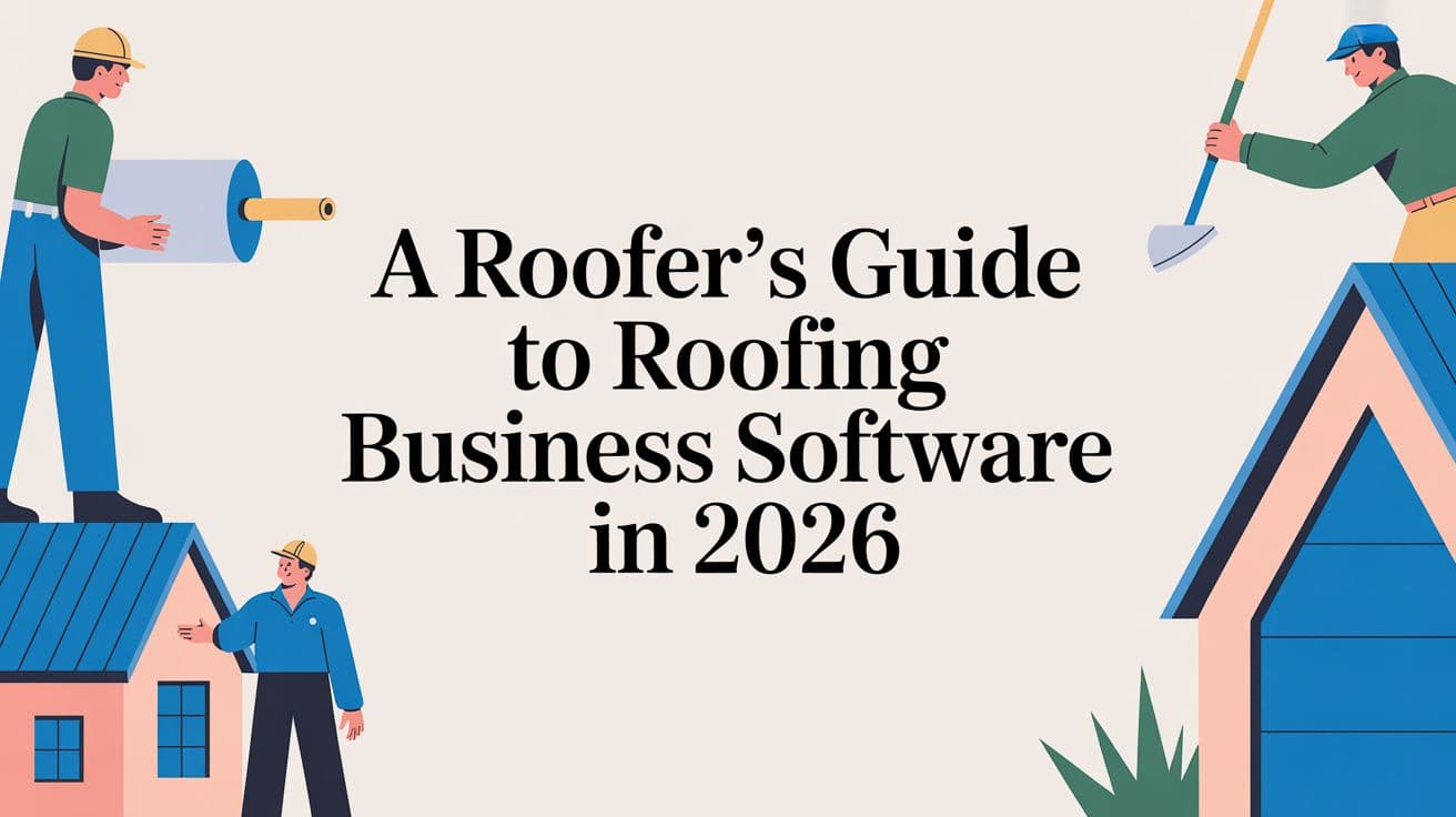 A Roofer's Guide to Roofing Business Software
