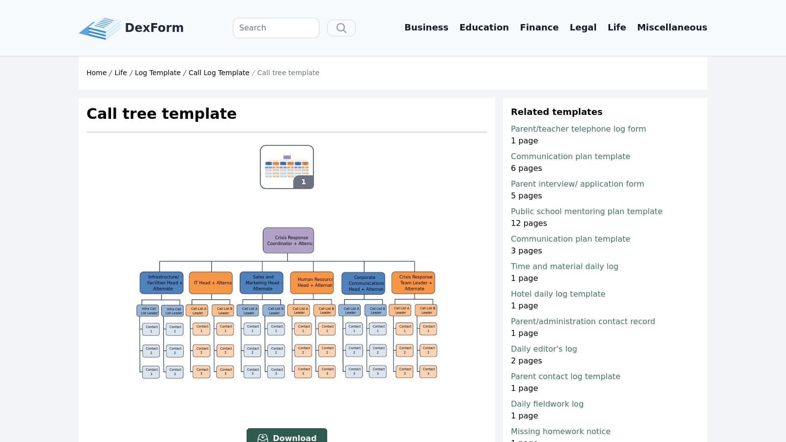 12 Free Telephone Tree Templates to Keep Your Team in Touch (2026 ...