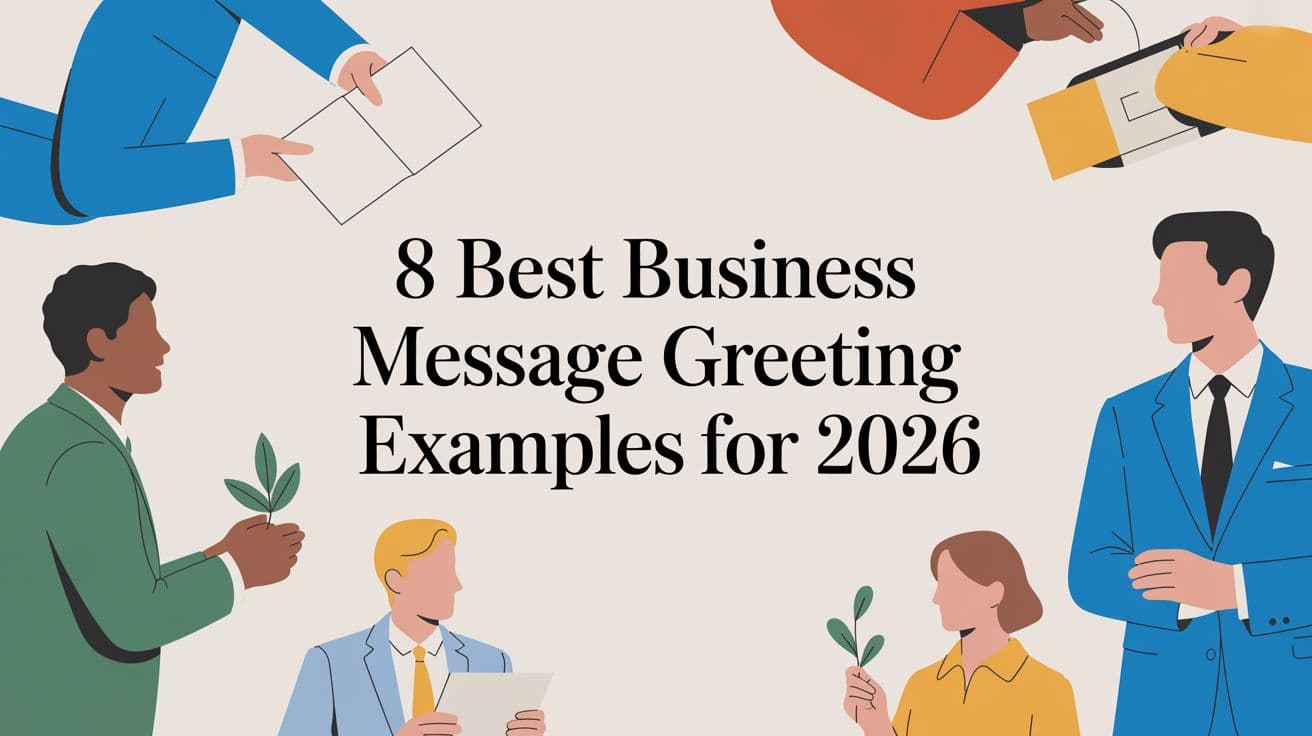 8 Best Business Message Greeting Examples for 2026