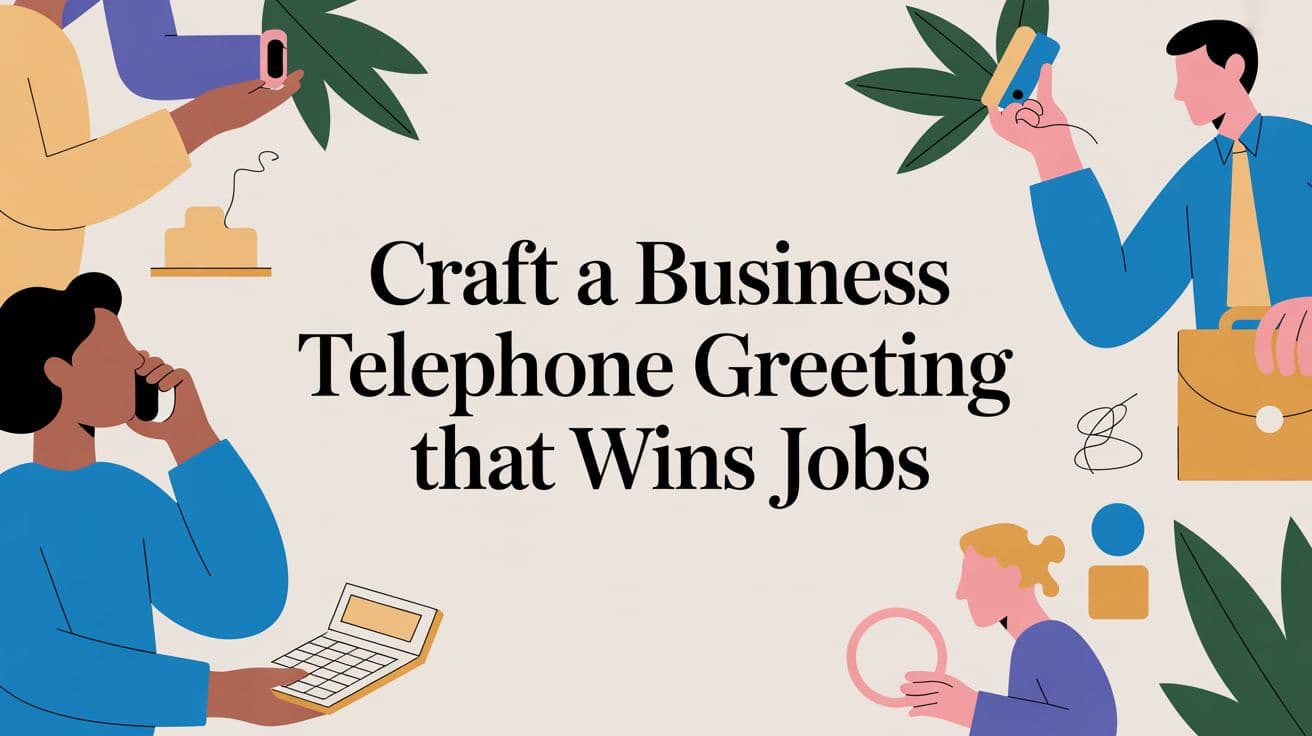 How to Create a Business Telephone Greeting That Wins Jobs