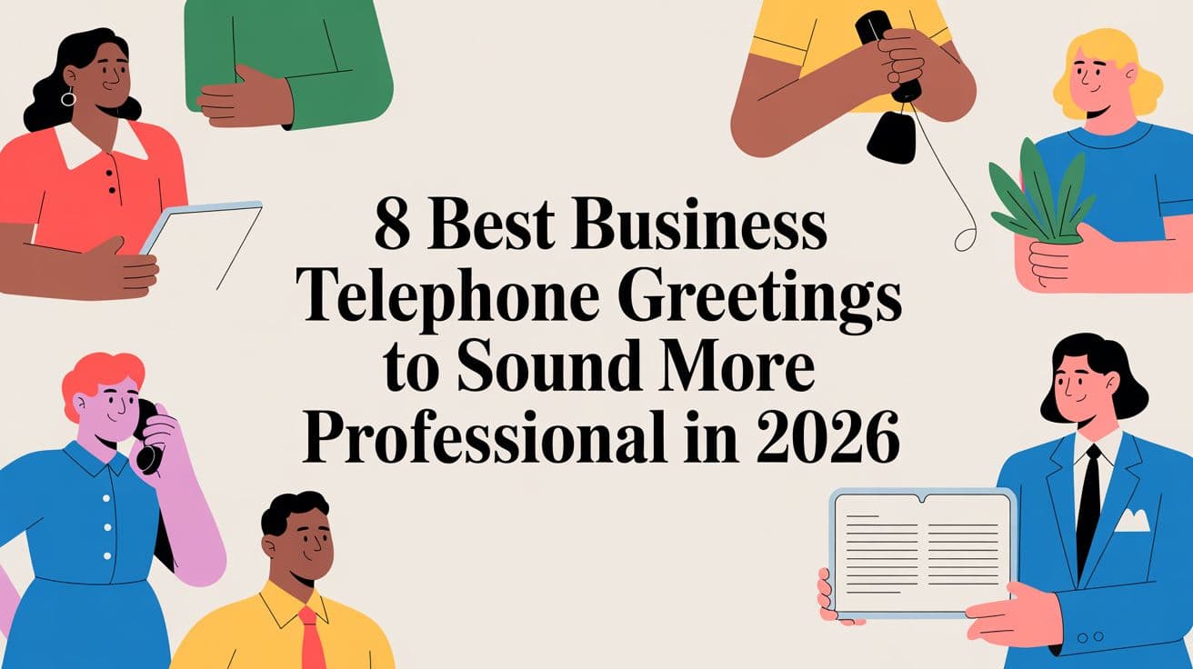 8 Best Business Telephone Greetings to Sound More Professional in 2026