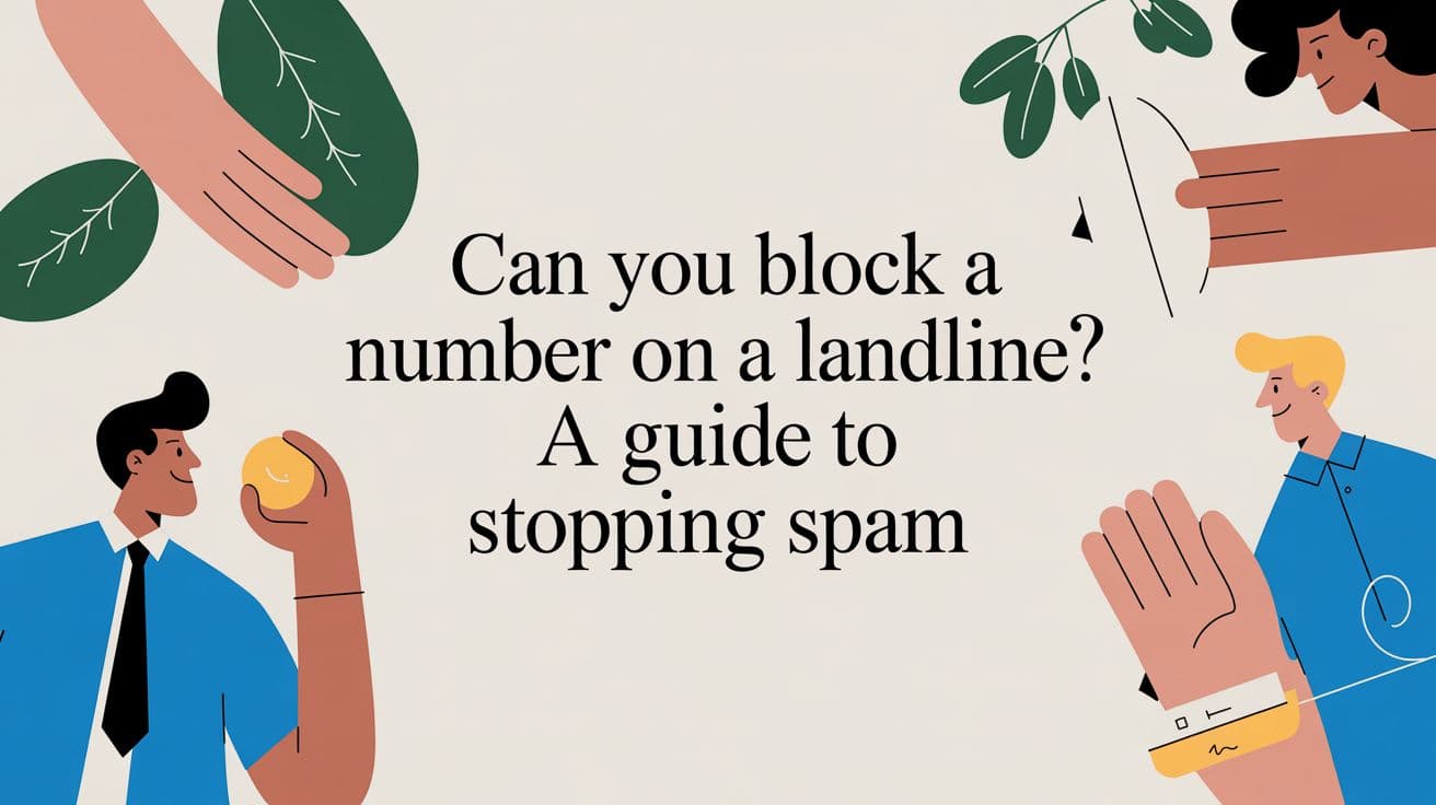 Can You Block a Number on a Landline? A Guide to Stopping Spam