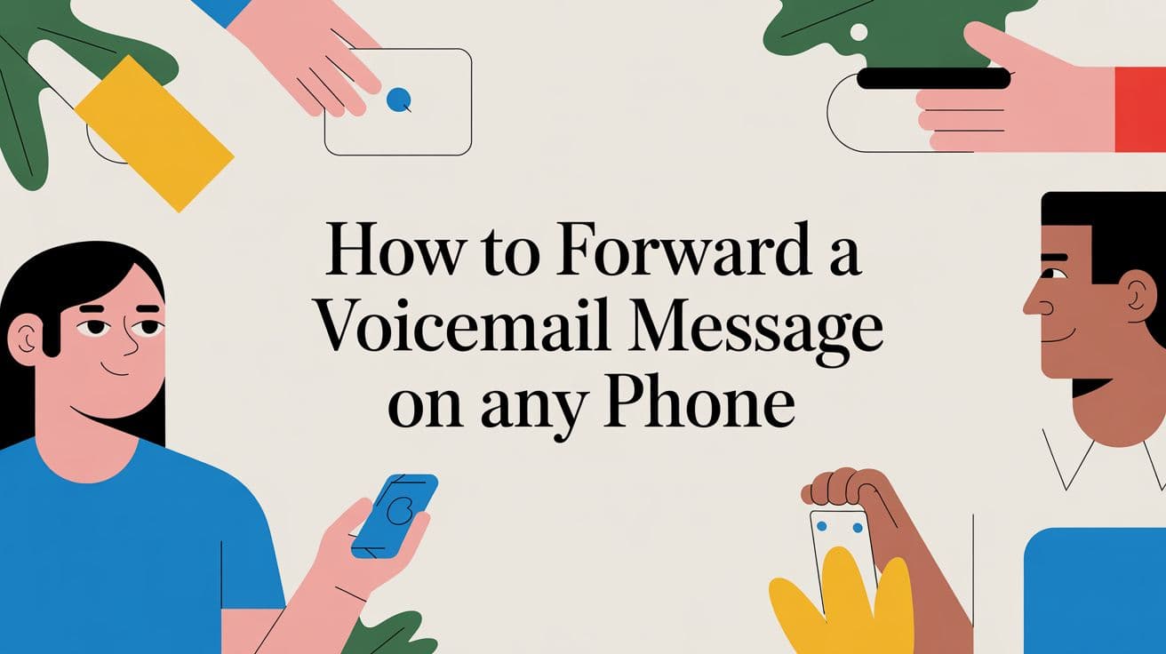 How to Forward a Voicemail Message on Any Phone