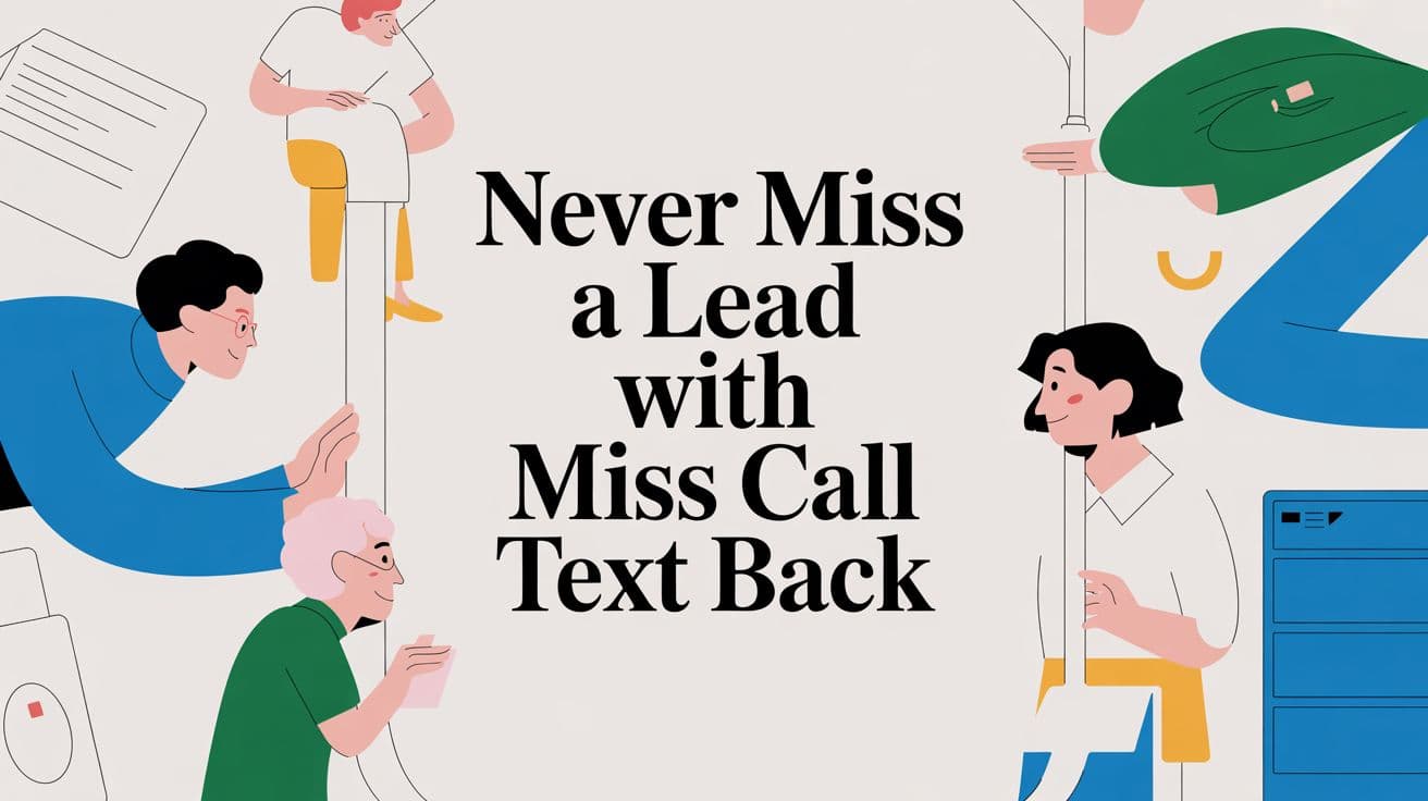 Never Miss a Lead With Miss Call Text Back