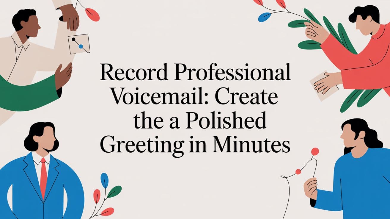 How to Record a Professional Voicemail in Minutes