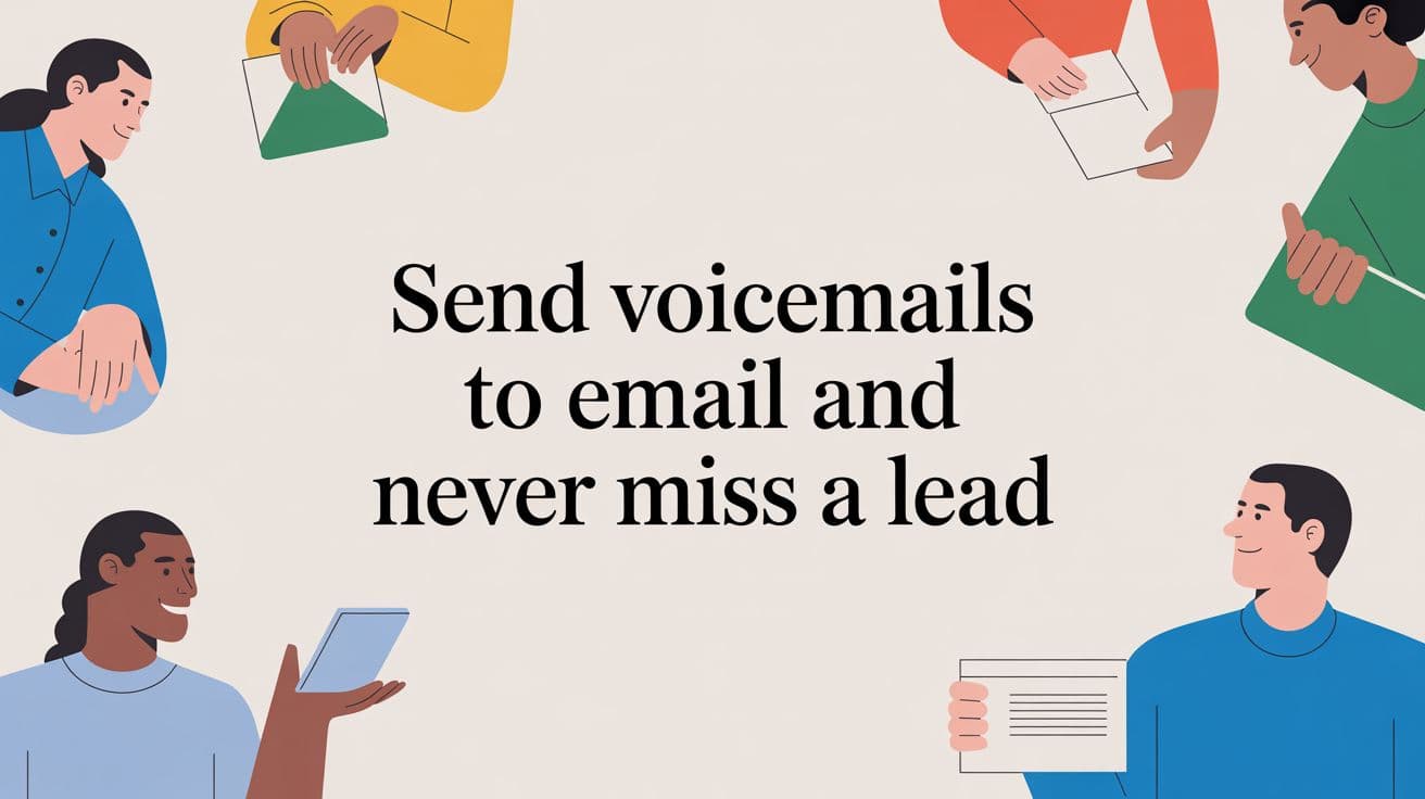 Send Voicemails to Email and Never Miss a Lead