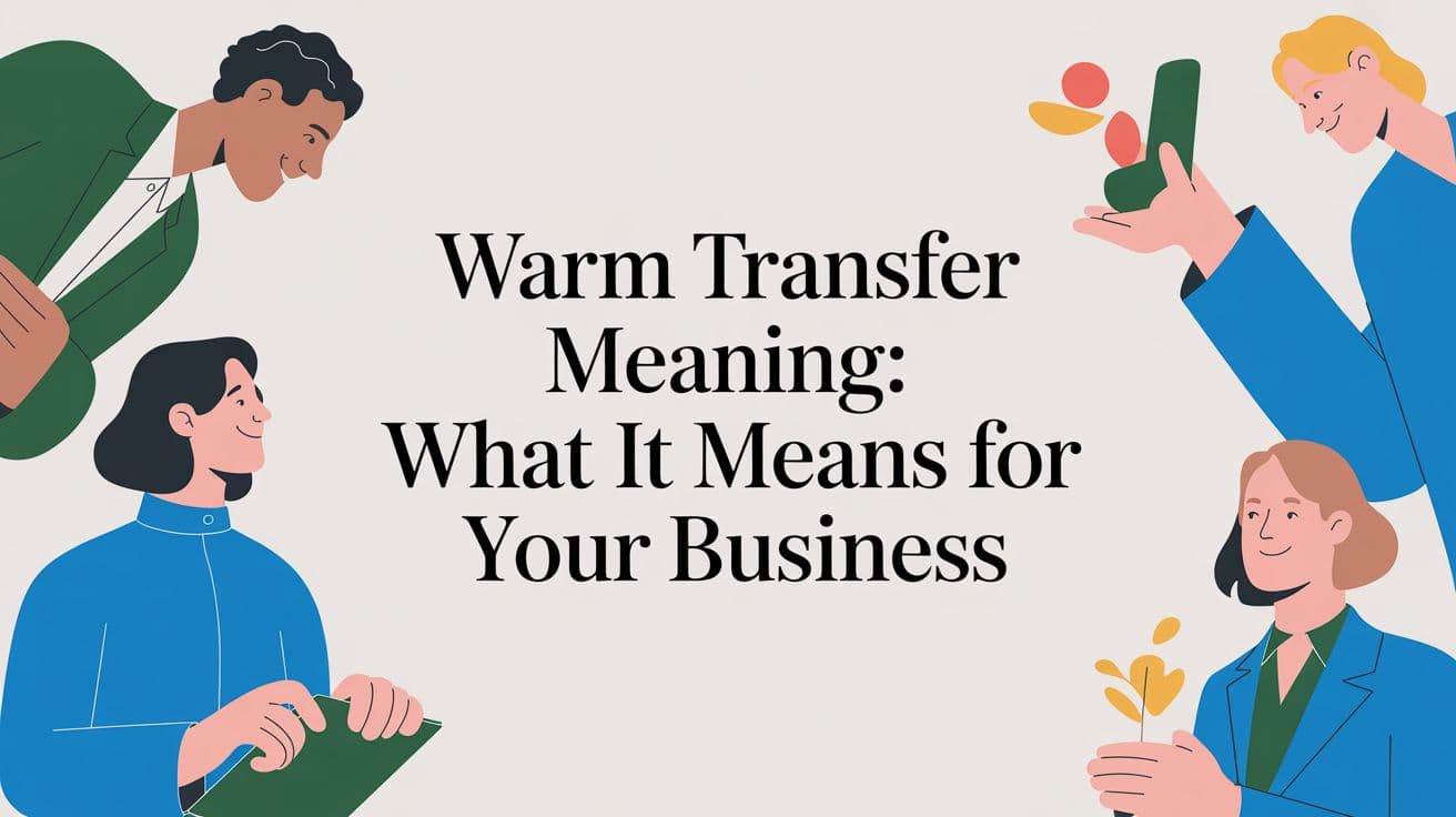 What a Warm Transfer Means for Your Business