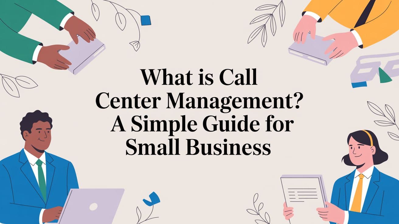 What Is Call Center Management? A Simple Guide for Small Business