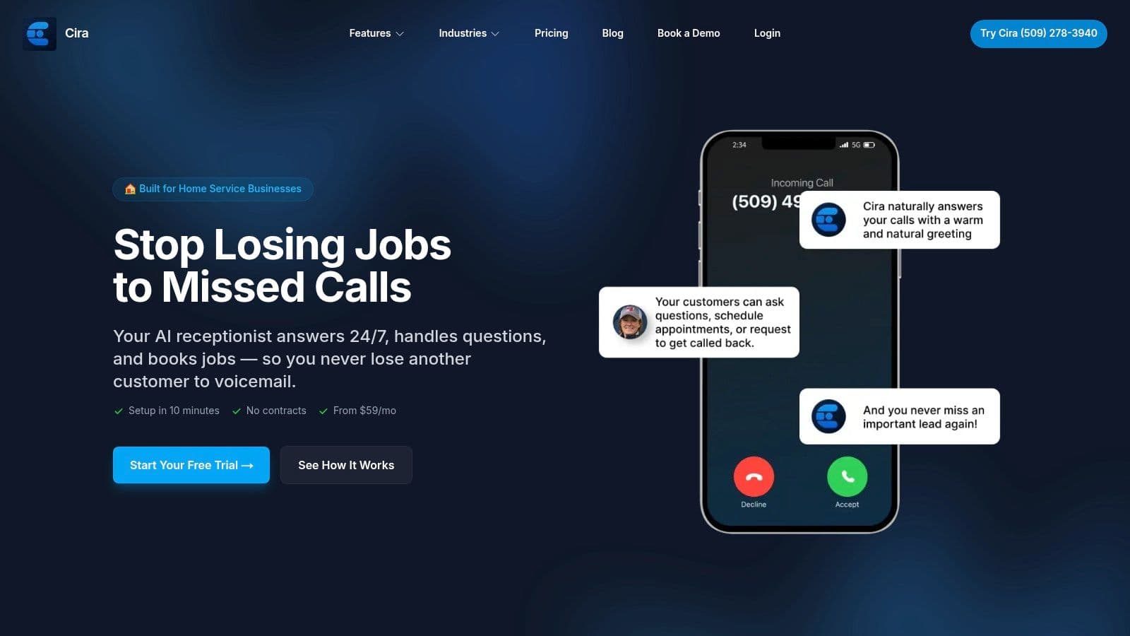 What a telephone answering service does for a small business