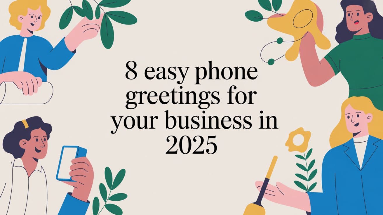 8 Easy Phone Greetings for Your Business in 2025