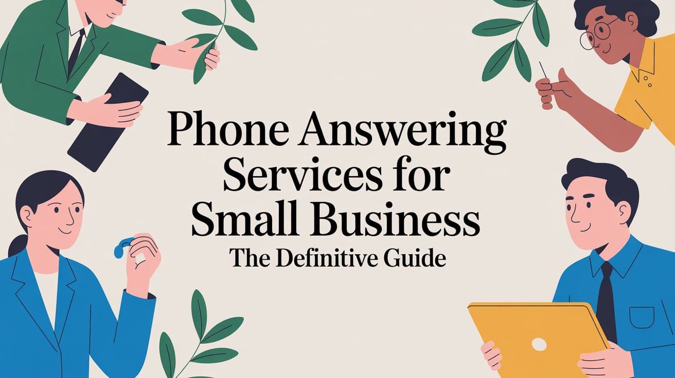 Phone Answering Services for Small Business The Definitive Guide