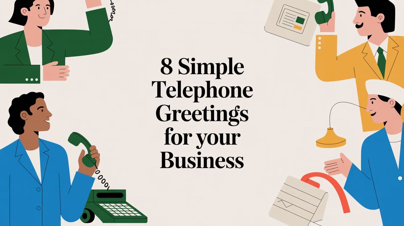 8 Simple Telephone Greetings for Your Business