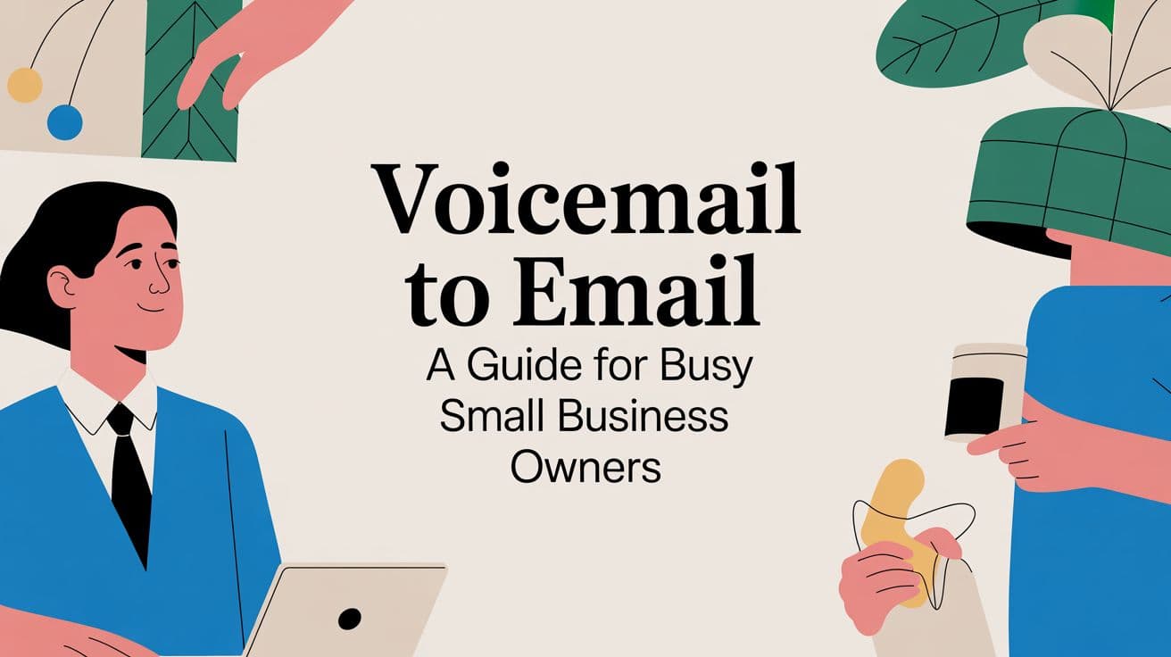 Voicemail to Email: A Guide for Busy Small Business Owners