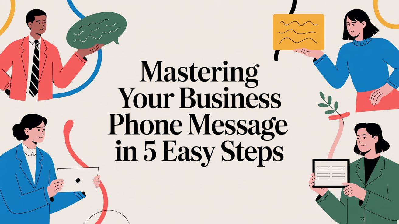 Mastering Your Business Phone Message In 5 Easy Steps