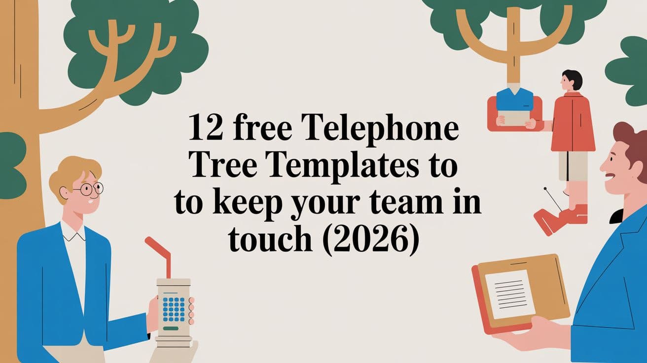 12 Free Telephone Tree Templates to Keep Your Team in Touch (2026)
