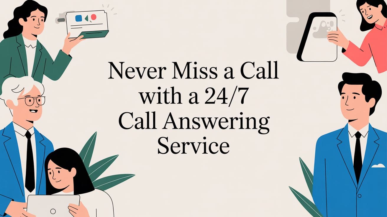 Never Miss a Call with a 24/7 call answering service